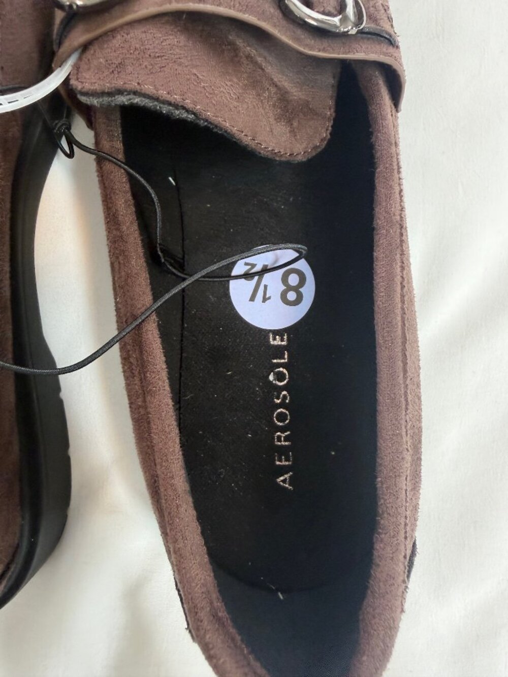 Aerosoles Beckett Brayla Brown Horsebit Lug Loafers Size 8.5M - Picture 8 of 11